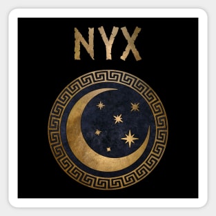 Nyx Greek Goddess of Night Ancient Symbol Sticker